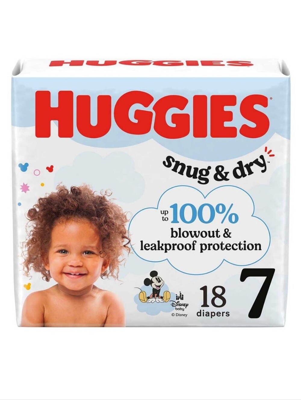 Huggies Snug & Dry Size 7 Diapers 18 Count